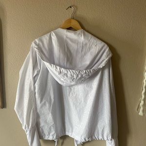White Zyia Bomber Jacket